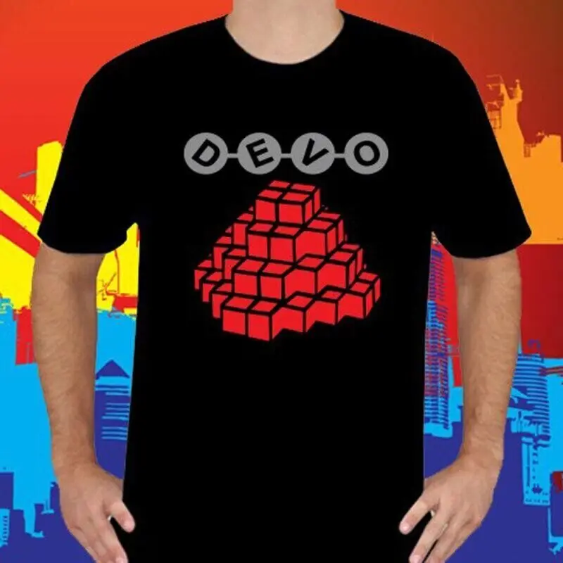 

Футболка Music Electronic Devo Shout Something for Everybody B, жесткая винтажная футболка