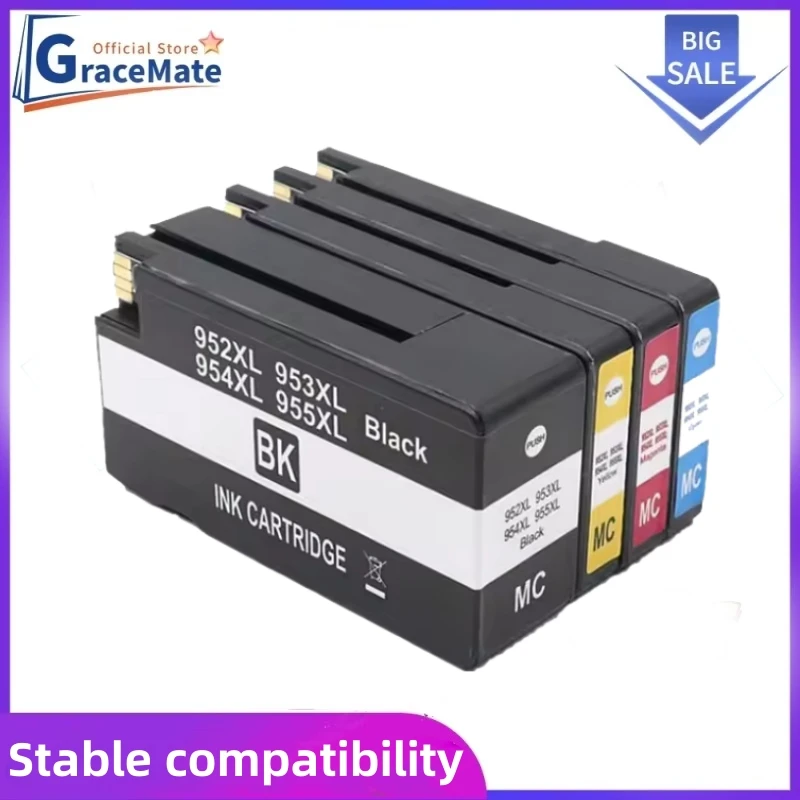 

GraceMate 953XL Ink Cartridge for HP Pro 7740 8200 8210 8216 8218 8700 8710 8715 8716 8718 8720 8725 8728 8730 8740 8745 printer
