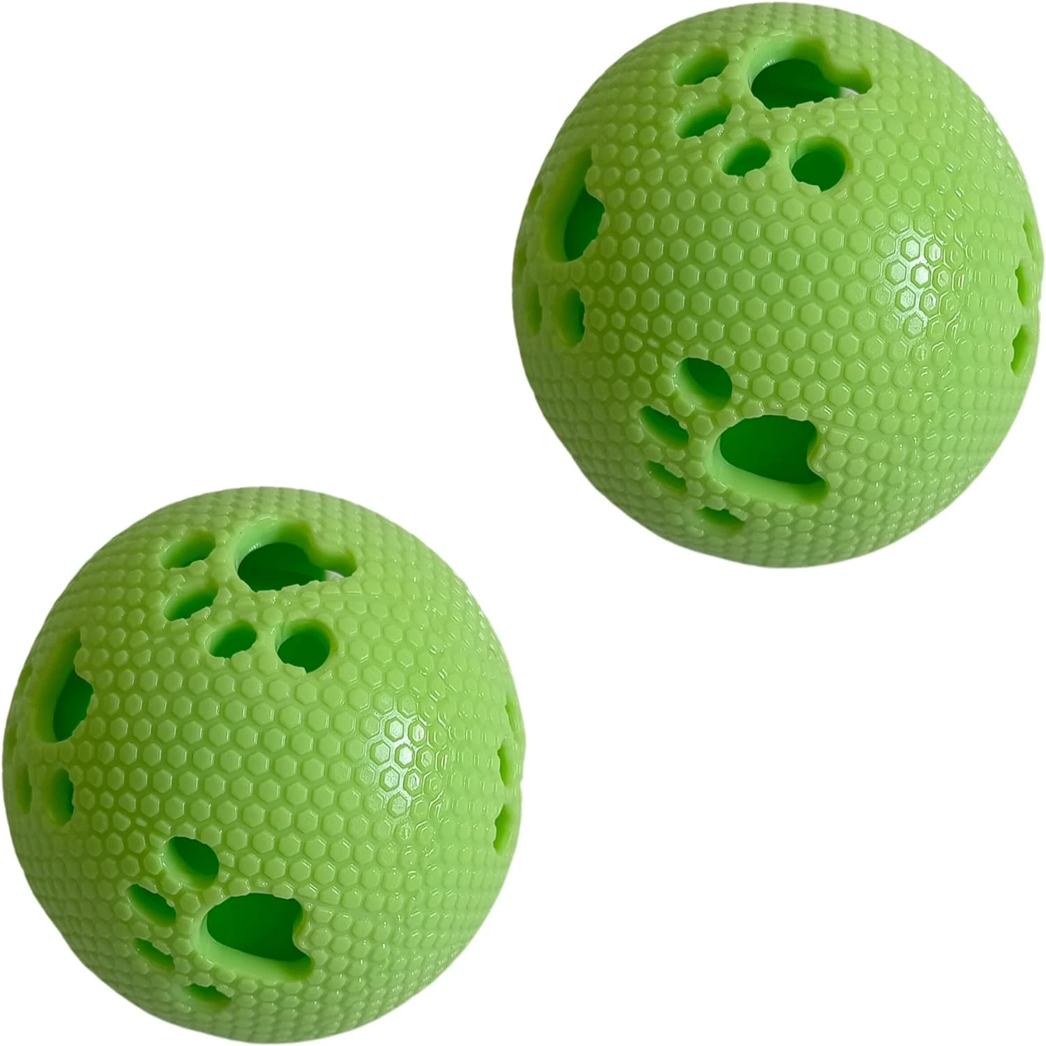 Durable and strong green chew toy for aggressive chewers - Promotes effective teeth cleaning with powerful, crisp sound - Perfec