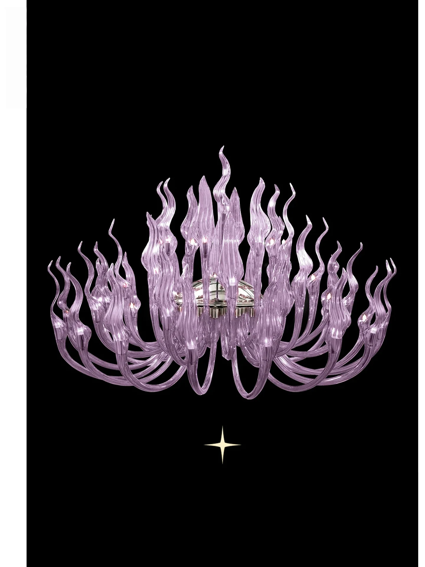 Spanish Arabella Glass Living Room Chandelier French Vintage Bedroom And Dining Room Light Luxury Villa Duplex Light Bedroom