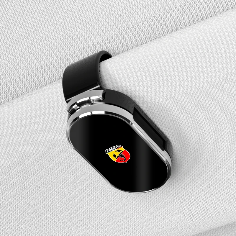 Fiat Auto-Sonnenblenden-Brillenhalter, Sonnenbrillen-Clip für Abarth Punto Panda Doblo Bravo Freemont Viaggio, Autozubehör, Schlüsselanhänger