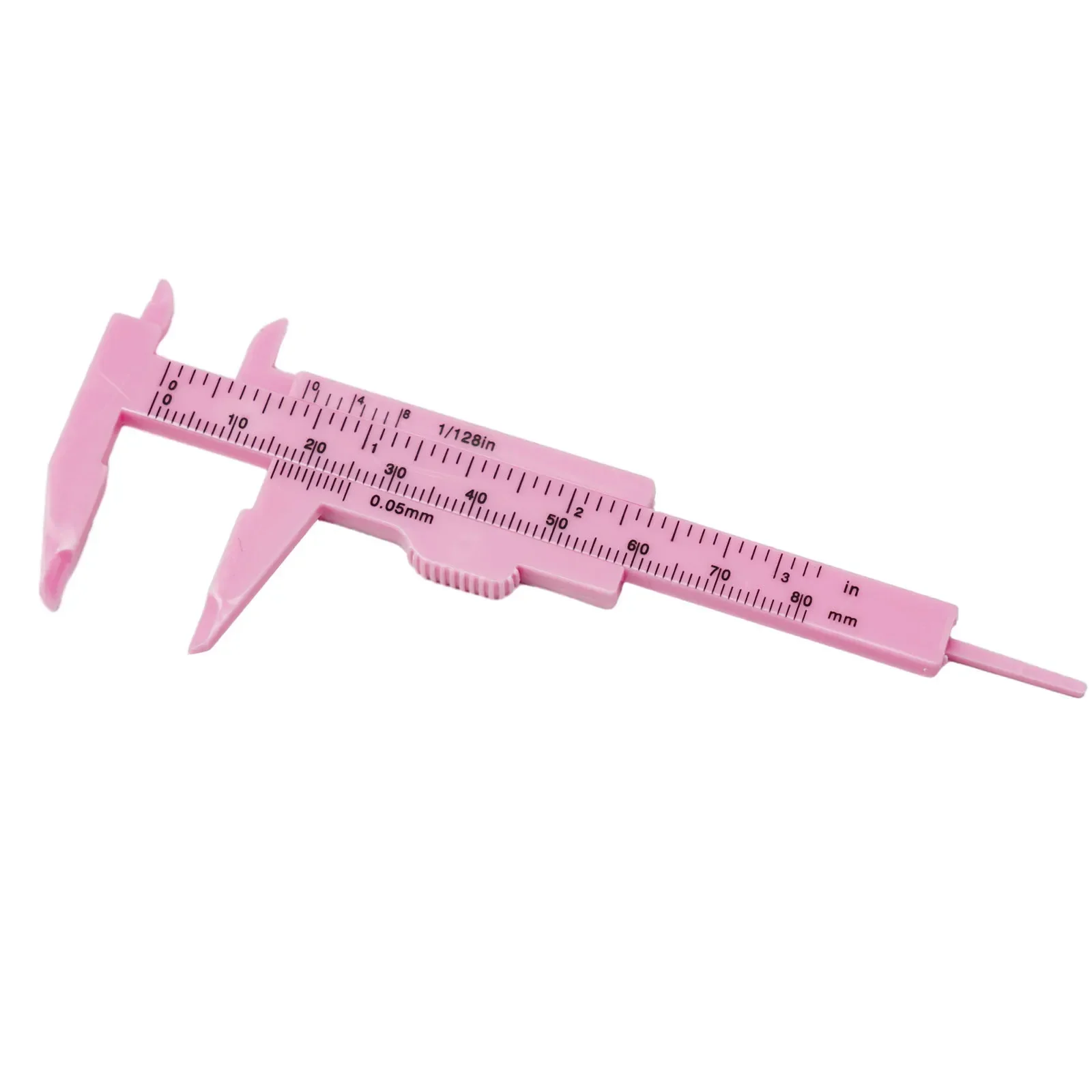 Vernier Caliper 0-80mm Plastic Sliding Vernier Caliper Gauge Measure Tool Double Scale Ruler Professional And Digital Pachymeter