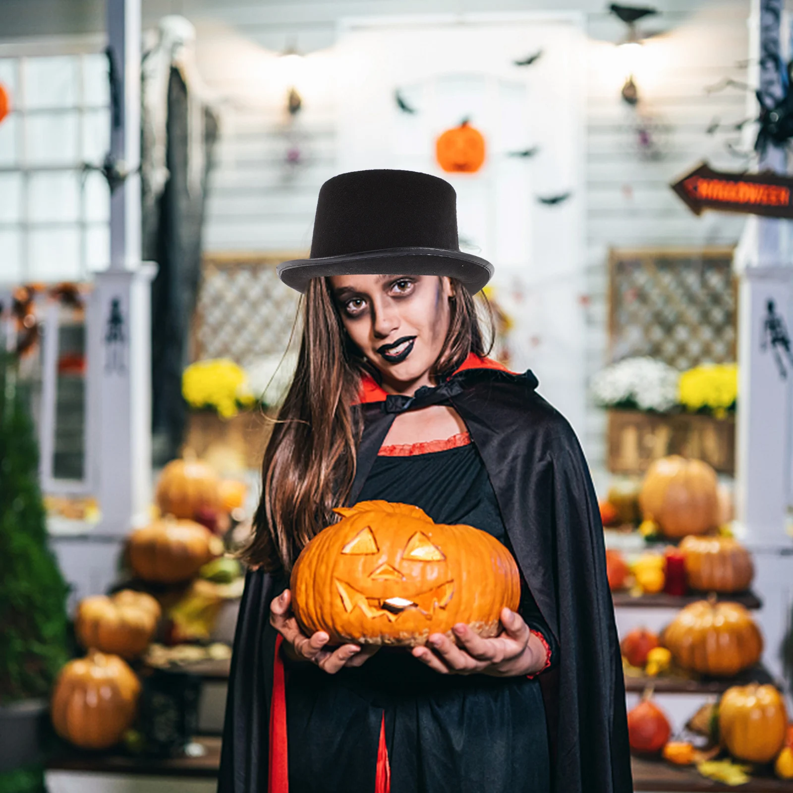 

Jazz Hat Non-Woven Fabric Hat Comfortable Breathable Simple Generous for Winter Wear and Gifts Ladies Caps