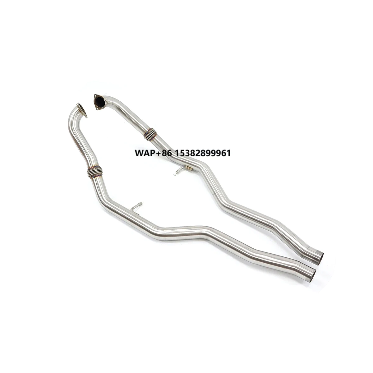 

Ecnal for S4 S5 B9 3.0T Stainless Steel Straight-through Exhaust Front Pipe