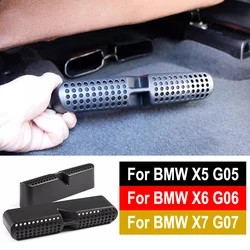 For BMW X5 G05 XDrive X6 G06 X7 G07 Accessories Rear Seat Air Vent Cover Floor AC Outlet Protector