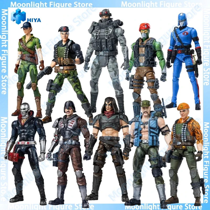 

В наличии HIYA Exquisite MInI G.I.Joe Destro Flint Beach Head Firefly Lady Jaye GUNG-HO Major Bludd Zartan Anime Action Figure