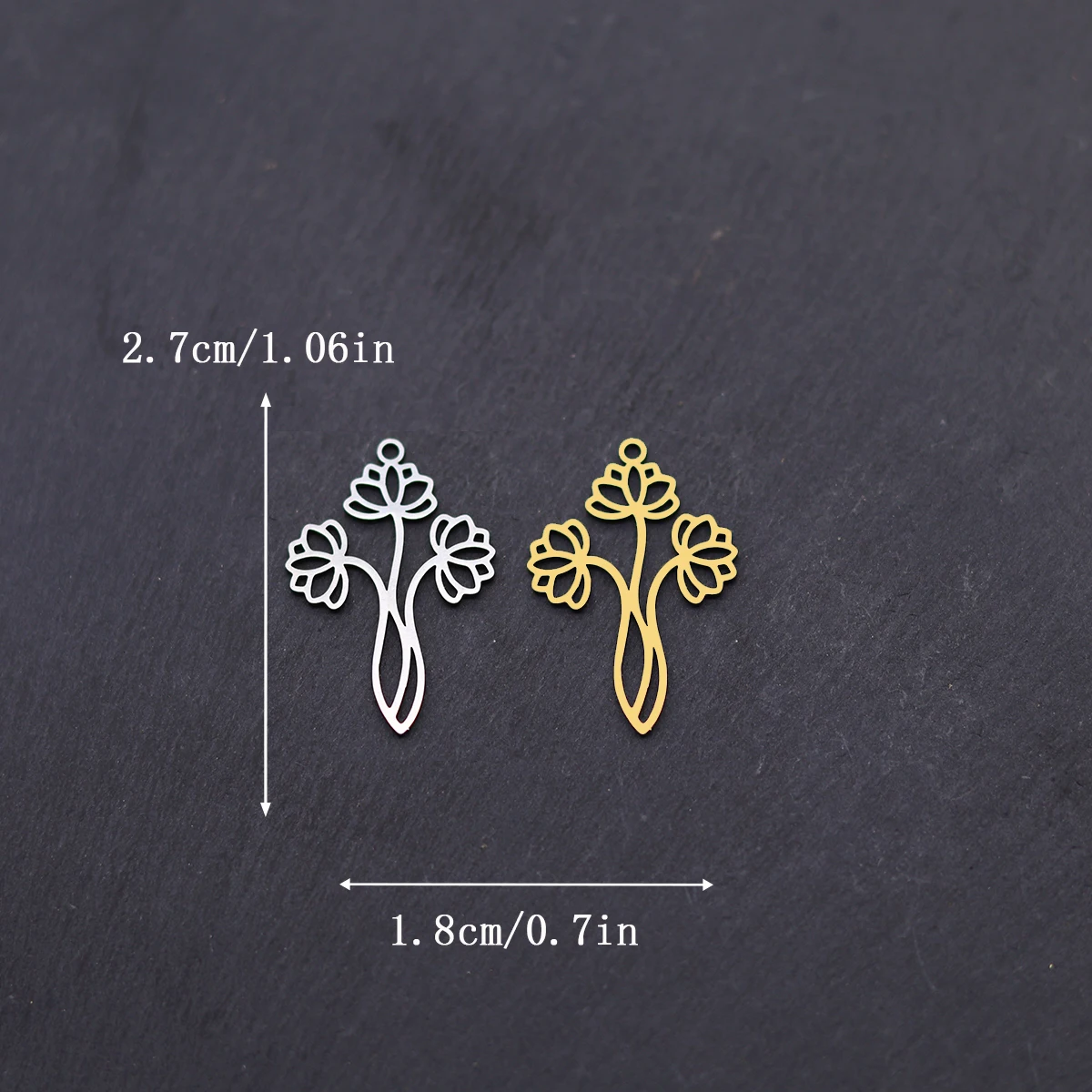 3 STKS DIY Amulet Lotusbloem Yogo Boeddha Rvs Hanger Charme Voor Sieraden Maken Ketting Religie Crescent diy Leveranties