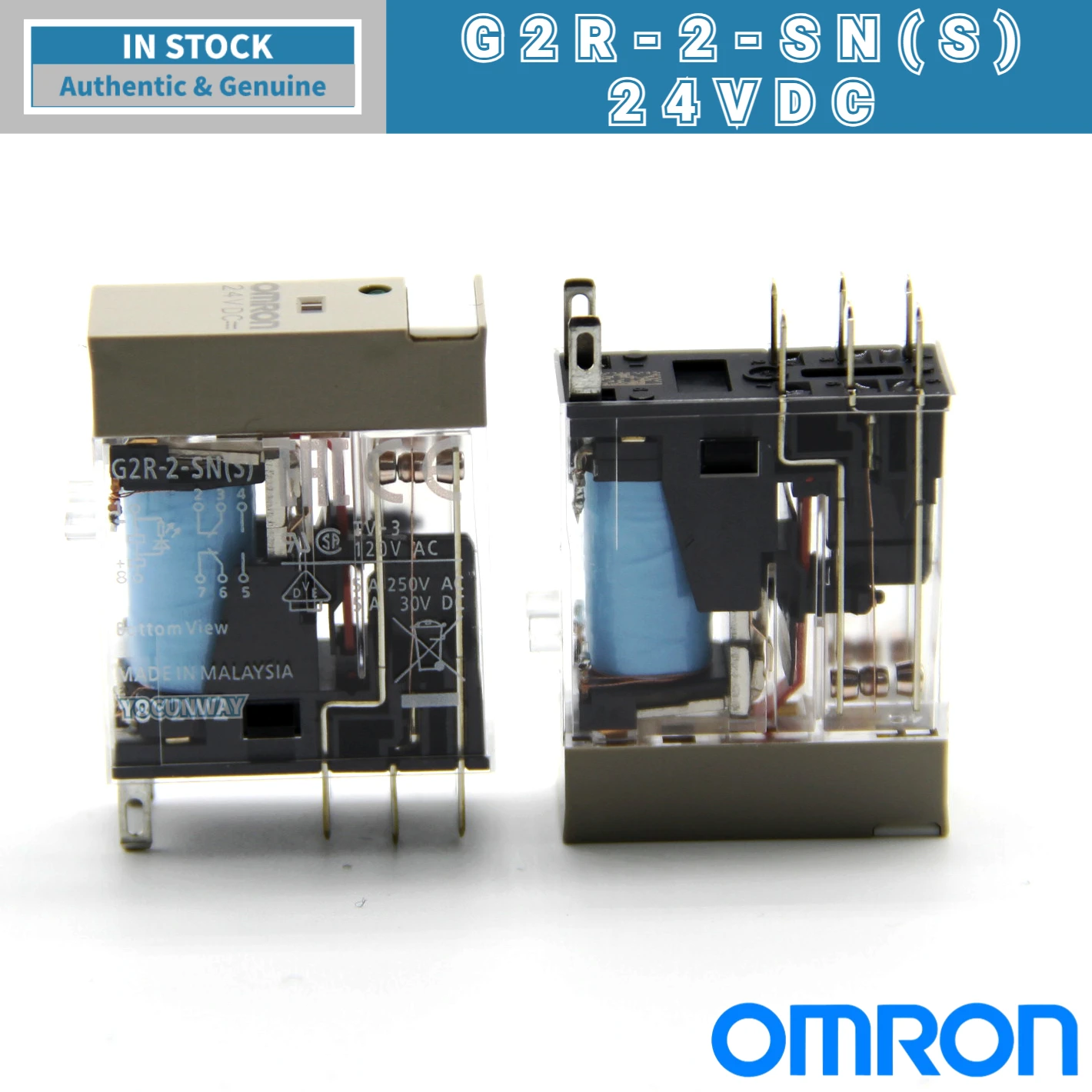 OMRON Relais G2R-1-SN G2R-2-SN Authentisches Original 24VDC SND SNI SNDI 220V AC220V AC24V DC24V 24VDC 12VDC 5PIN 8Pin 2 Ein 2 Aus für – Detail 12