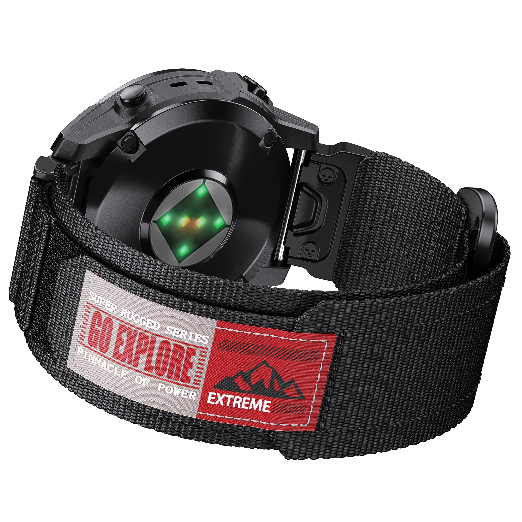 QuickFit 22 مللي متر 26 مللي متر حزام (استيك) ساعة ل Garmin Fenix 8 7 7X 6 6X 5X Plus/Epix Pro Gen 2 47 مللي متر 51 مللي متر/Tactix 7/Enduro 3 حزام نايلون منسوج