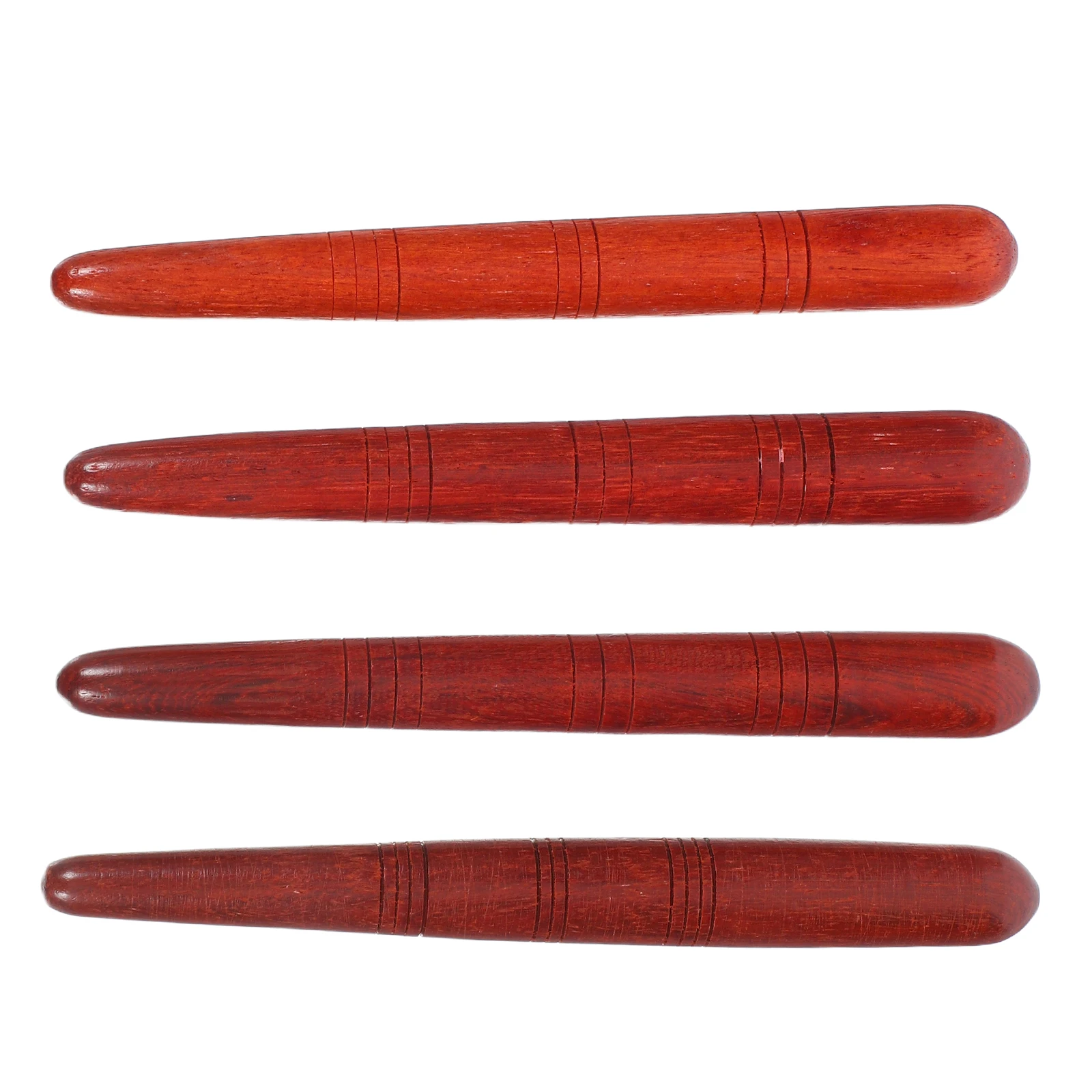 

4 Pcs Acupressure Pen Wooden Sticks Body Massager Smooth Scalp Tools Portable Massage Rod Self- Pen Lightweight Manual