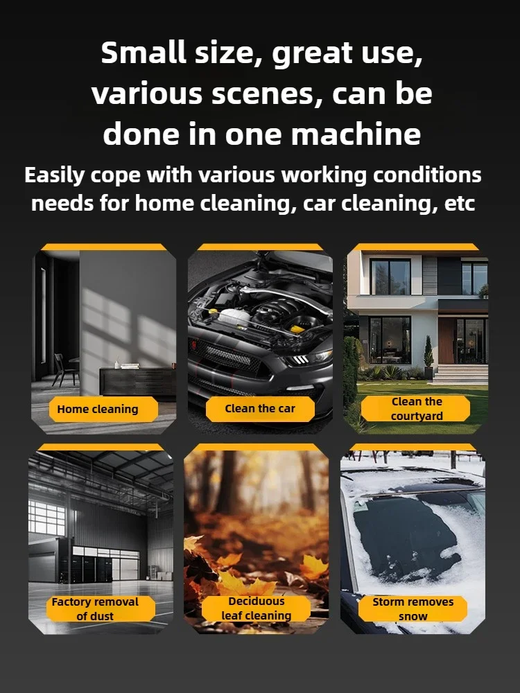 مروحة عنيفة بدون فرش، طاحونة هوائية ببطارية ليثيوم عالية الطاقة، مجفف شعر قوي، منفاخ مقاوم للغبار ينفخ الغبار