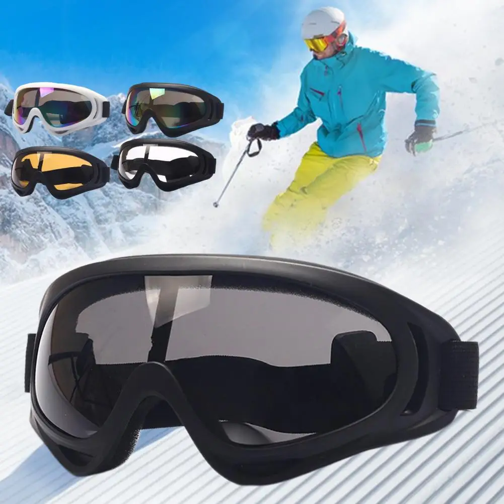 Anti fog Ski Goggles Windproof Uv Ski Goggles Hiking Eyewear Men Women Adjustable Goggles For Cycling