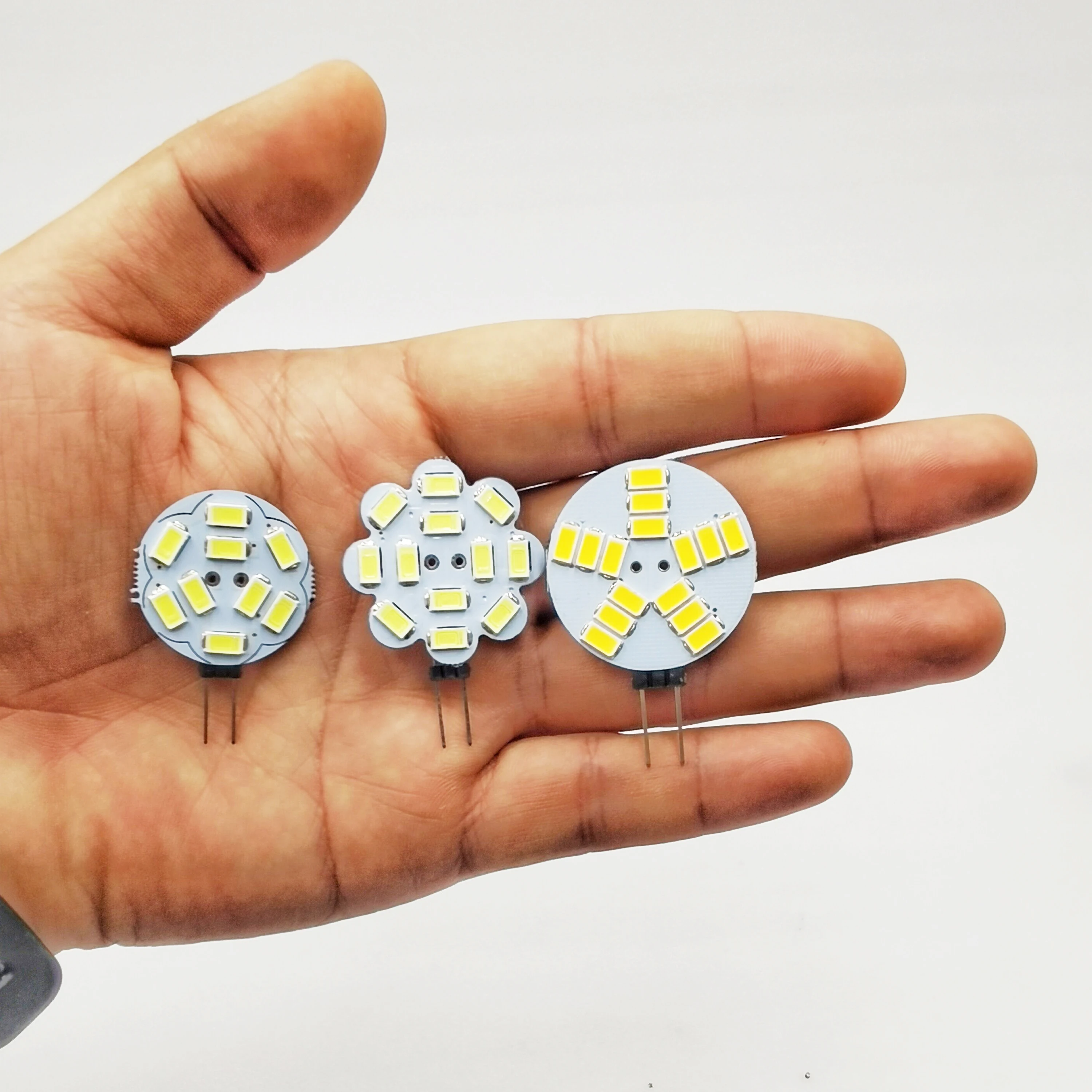 FTZOTOF LED COB Chip 12V On DC G4 5730 SMD Replacement Halogen 120 Bulb 1.8W 2.4W 3W Warm Cool White For Home Lamp Lighti Source