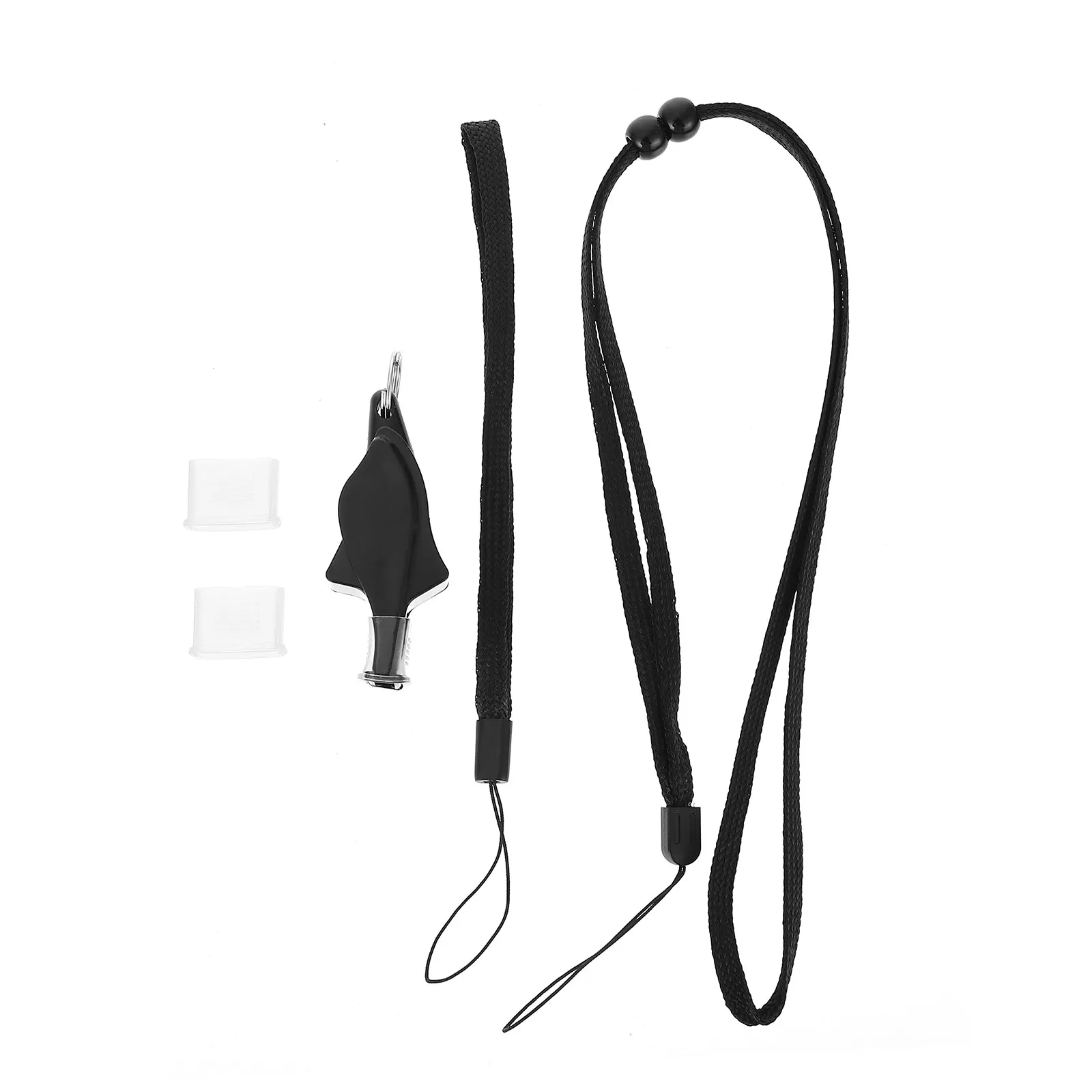 

2pcs Outdoor Sports Whistle Stainless Steel Durable Emergency Training Whistle For Referee Game Match Basketball