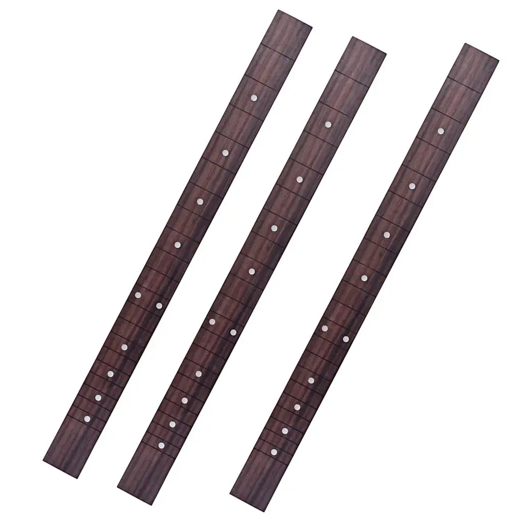 3 String Cigar Box Guitar Fretboard Rosewood Wooden Fingerboard 21 Frets for DIY Kit Guitar Accessories Projects