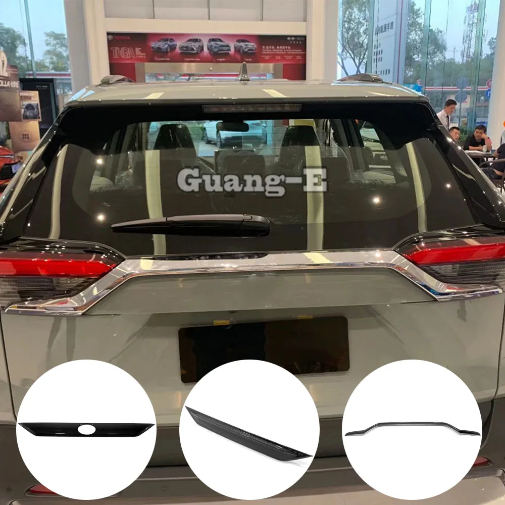 

For Toyota RAV4 2019 2020 2021 2022 2023 Car Cover Styling Trunk Lid Cover Molding Rear Back Door Tail Gate Trim Sticker 1PCs