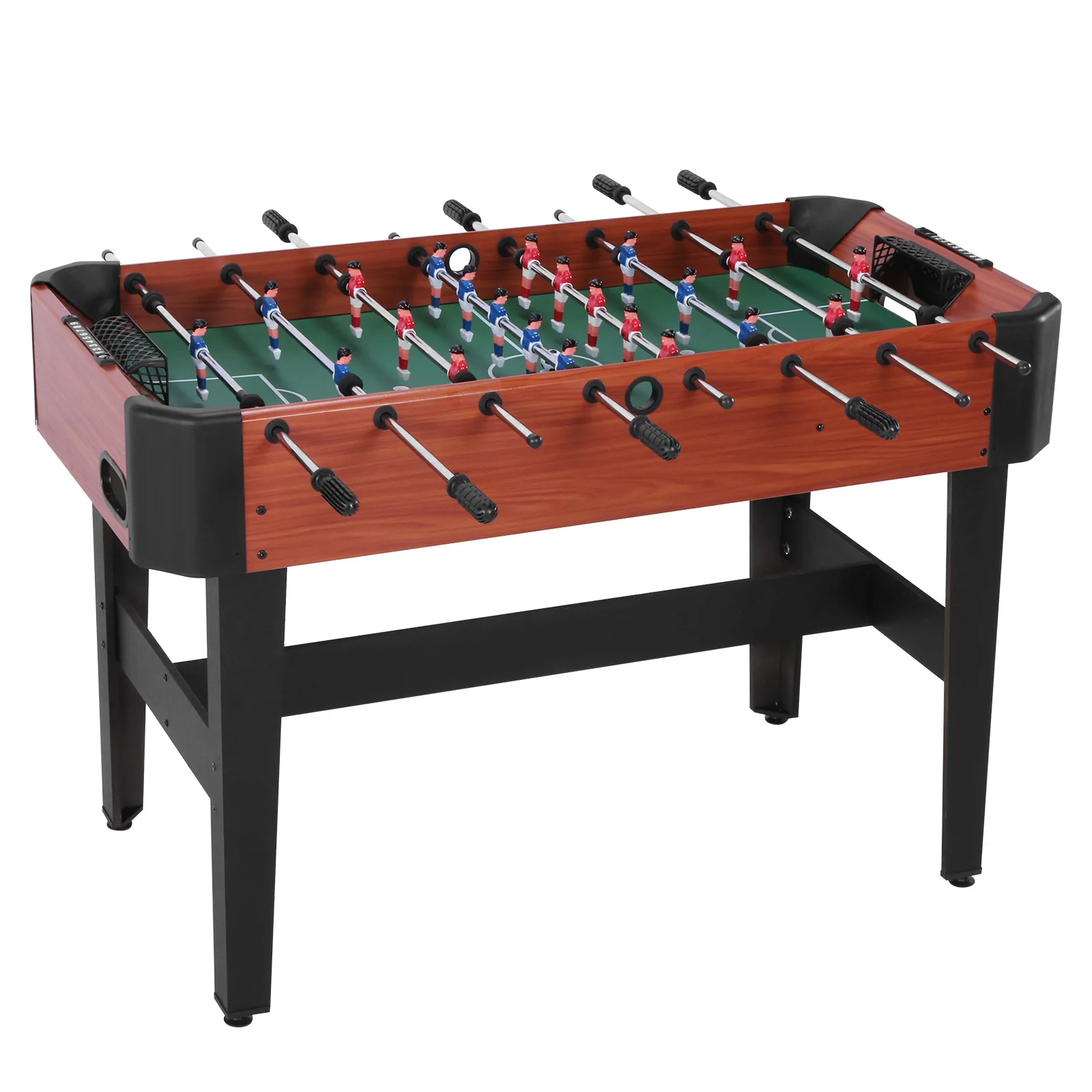 

47 Inch Indoor Foos Ball Table with Score Keeper Football Table with Counterbalanced & Uniformed Men for Home Office Man Cave