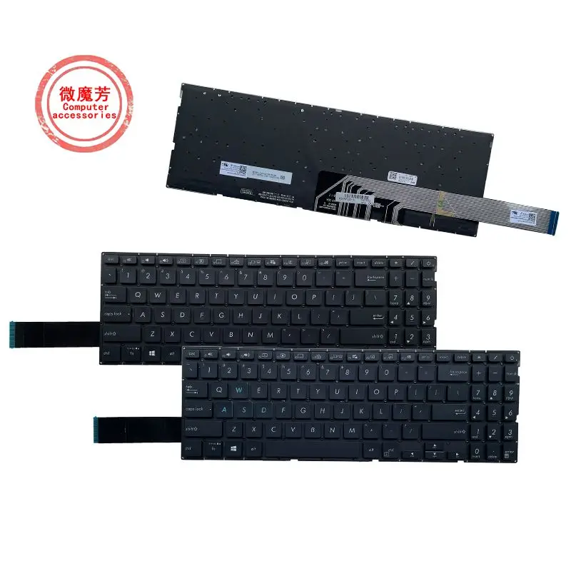 US/RU/LA NEW Laptop Keyboard for ASUS Mars15 X571 X571G X571GT X571GD X571U X571F K571 K571GT F571 F571G F571GT VX60GT VX60G