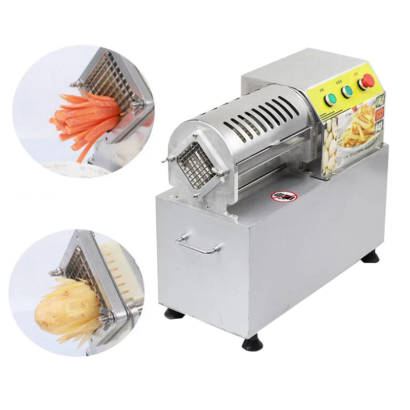 2026Hot Commercial 900W Electric French Fries Cutting Machine, Multifunctional Strip Cutter for Various Vegetables & Tubers