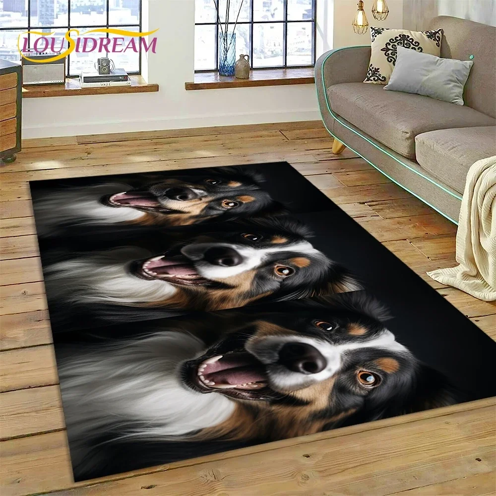 Cute Dog Samoye,Chihuahua,Husky,Koki Cartoon Carpet Rug for Bedroom Living Room Home Sofa Decoration,Child Large Decor Floor Mat