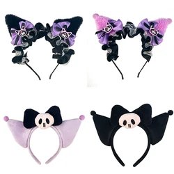 Diadema de Anime Sanrio para niña, accesorios para el cabello, tocado de dibujos animados, My Kuromi Cinnamoroll Melody, regalo