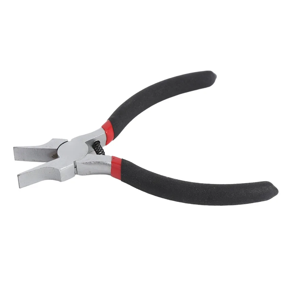 5 Inch Flat Nose Pliers Thin Flat Jaw Carbon steel Needle Nose Pliers Toothless Design Jewelry Making Pliers For Beading Craft