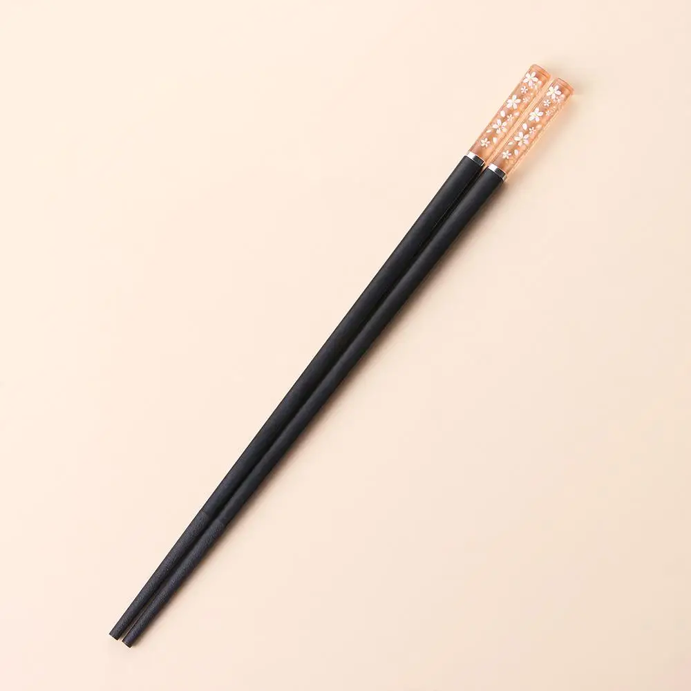 

Amber Sakura 1 Pair for Dinning for Home Food Lightweight Sushi Tableware Chopsticks Kitchen Tool Alloy Chopsticks