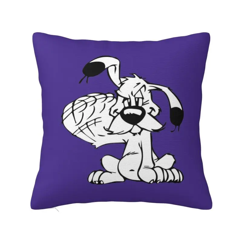 Asterix And Obelix Cushion Covers Adventure Manga Getafix Dogmatix Velvet Luxury Pillow Case for Sofa