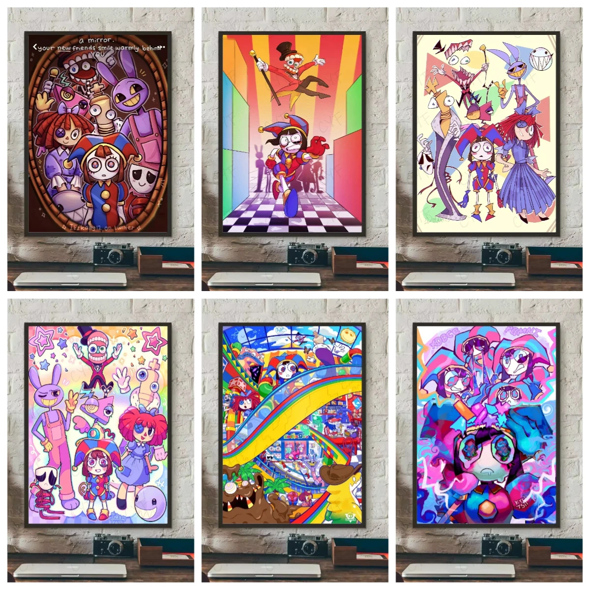 

500/1000pcs Adult Jigsaw Puzzles Anime The Amazing Circus Suitable for Adults & Families - Challenging Large Pieces, Portable