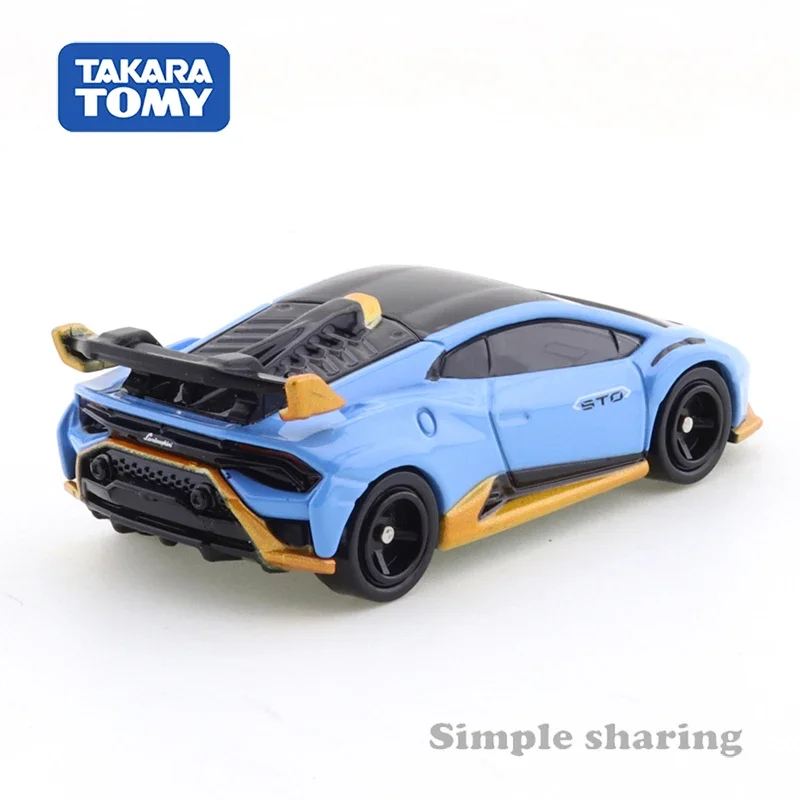 Takara Tomy Tomica No.11 람보르기니 우라칸 STO 자동차, 어린이 장난감, 자동차 다이캐스트 금속 컬렉션 모델, 1:64