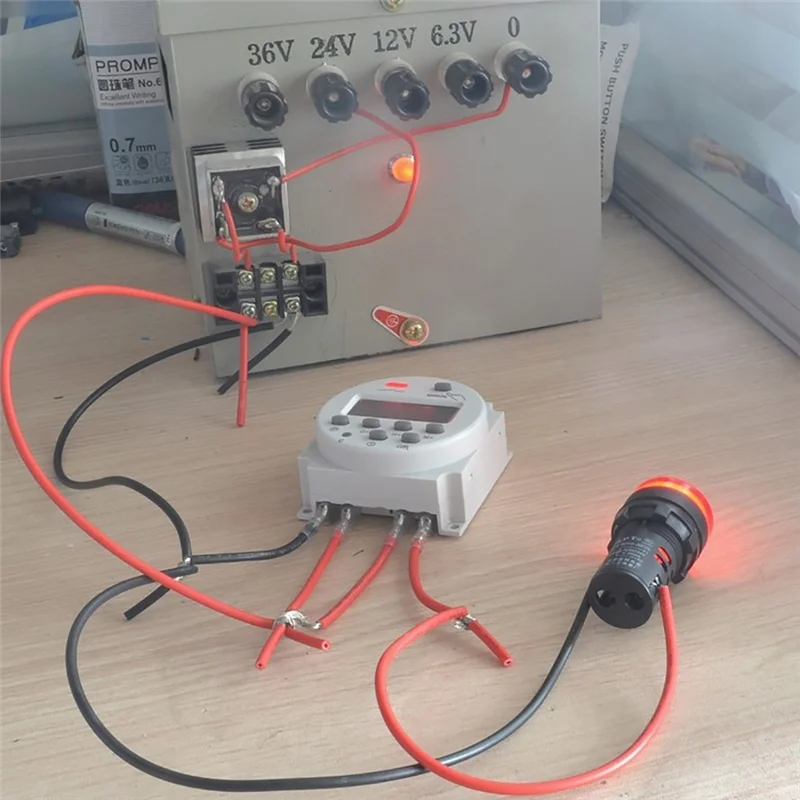 【พิเศษ!】CN101A Digital LCD Power Timer สวิตช์ตั้งเวลาแบบตั้งโปรแกรมได้รีเลย์ CN101 Timer Switch Power Timer