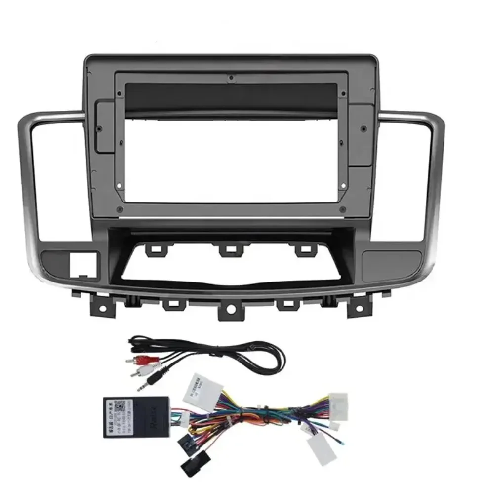 For Nissan Altima Teana 2008-2012 9/10 Inch Car Frame Fascia Adapter Canbus Box  Android Radio Audio Dash Fitting Panel Kit