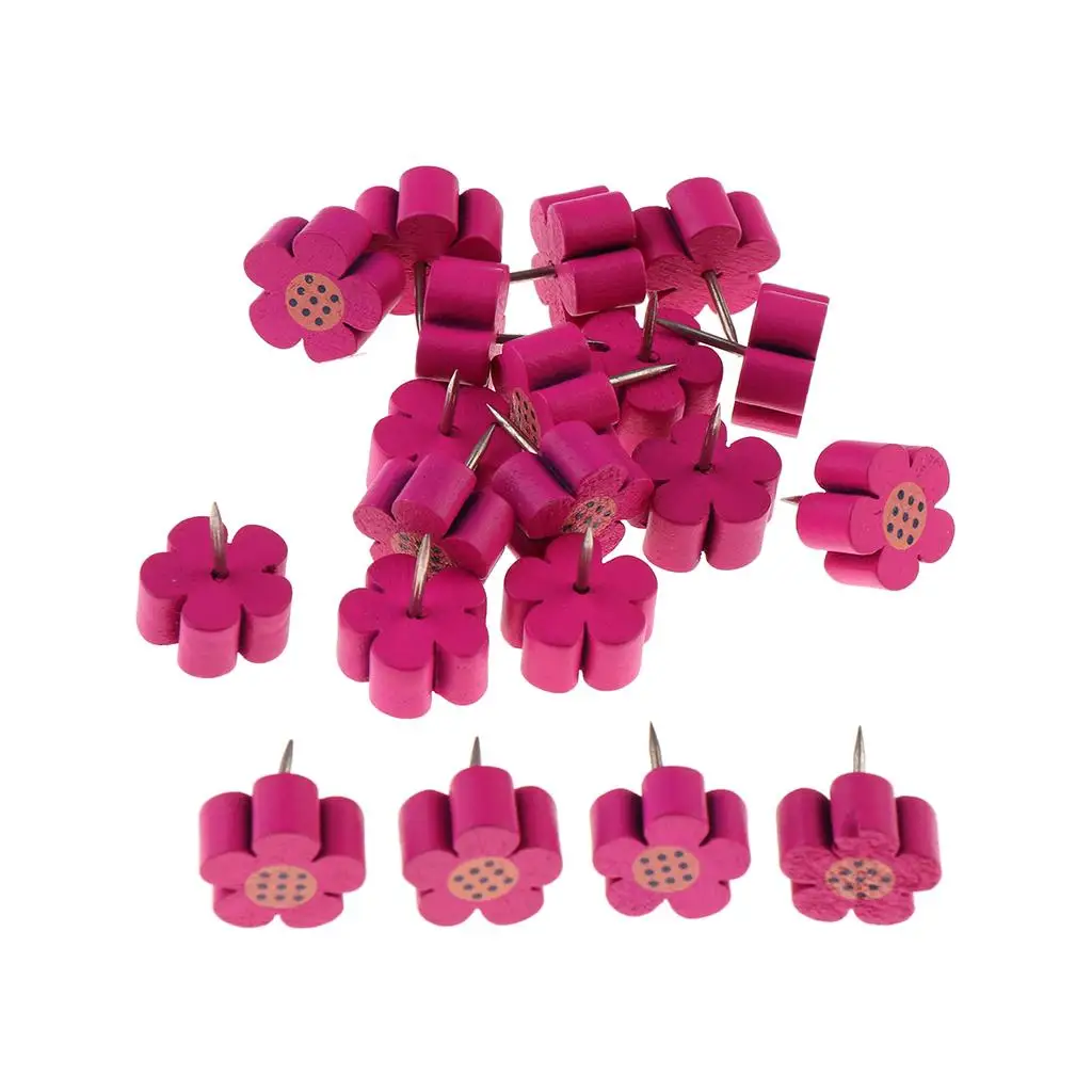 20pcs Pack Decorative Map Tacks Cork Board Push Pins for Fabric Making