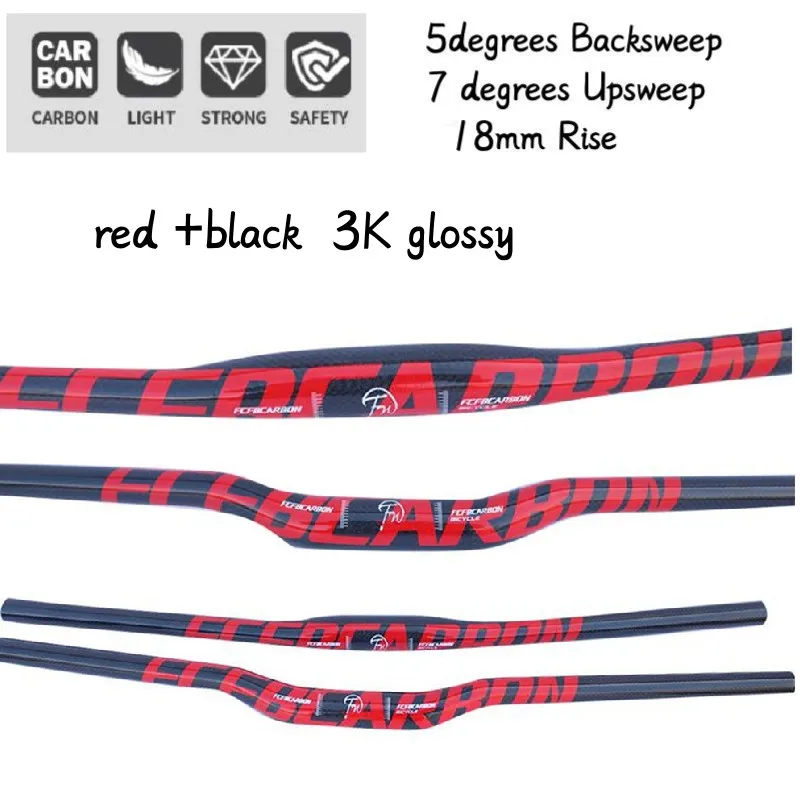 

УГЛЕРОДНЫЙ руль 3k для горного велосипеда, велосипедный руль 31,8*600/620/660/680/700/720/740/760 мм, велосипедные детали, плоский руль