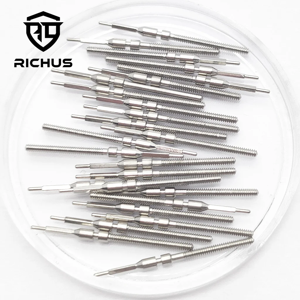 Часы RICHUS NH05 NH06, механизм стержня из нержавеющей стали, подходит для NH05 NH06, детали для часов, заводная головка
