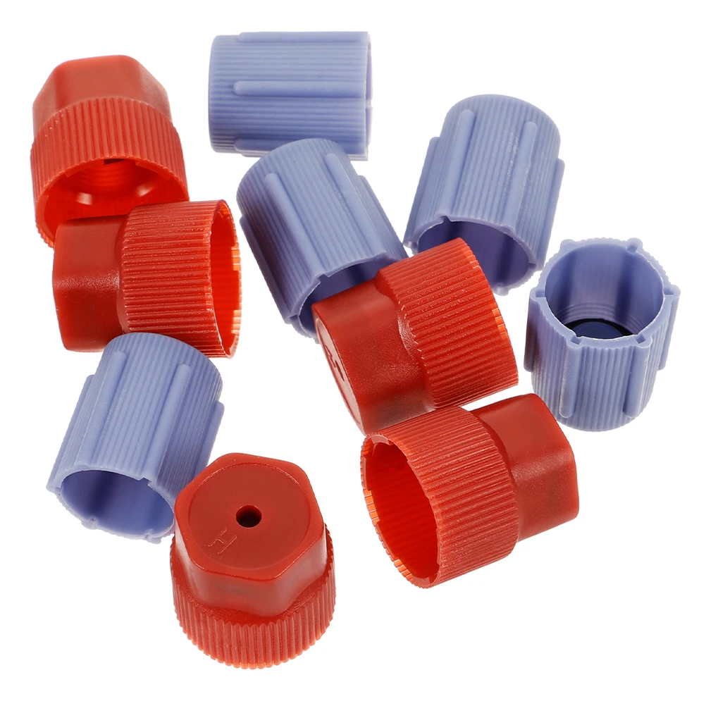 

20pcs Air Conditioning Repair Accessories Charging Port Caps Valve Service Leakproof Design Wide Compatibility