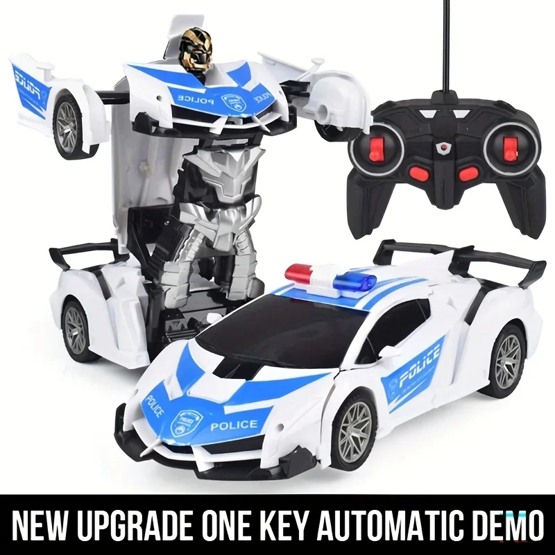 L'auto telecomandata trasforma in un robot rotante alla deriva, perfetto regalo di Natale/compleanno per ragazzi e ragazze!