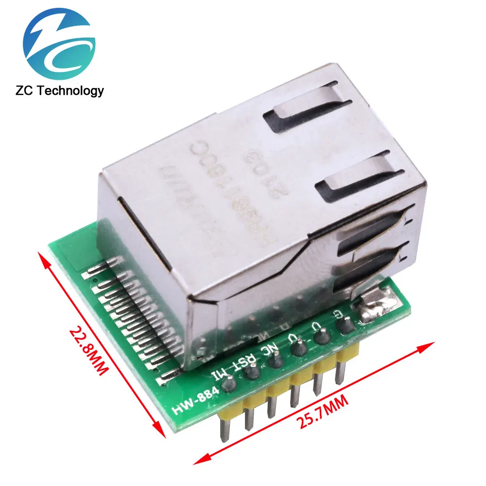 Smart Electronics USR-ES1 W5500 Chip New SPI to LAN/ Ethernet Converter TCP/IP Mod