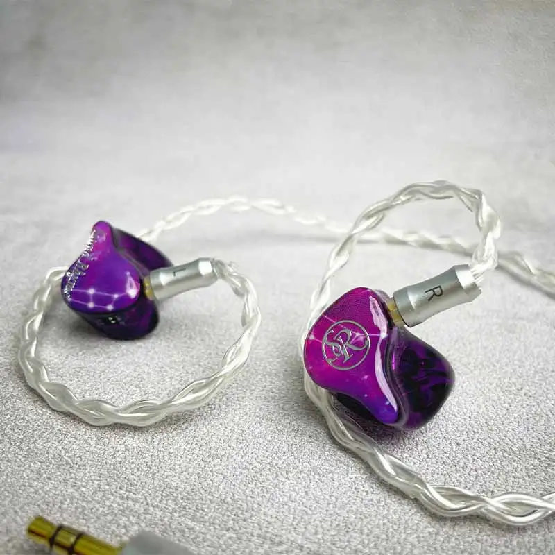 Sound Rhyme SR4 auriculares intrauditivos HIFI de hierro móvil auriculares profesionales personalizados retorno de oreja DIY estéreo bajo IEMs auriculares
