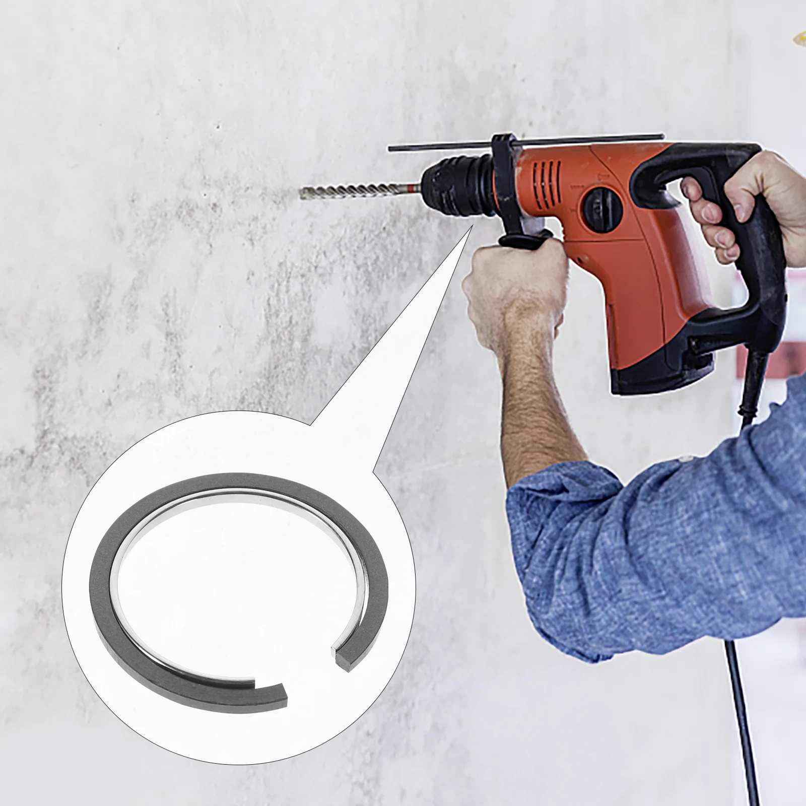 

4 комплекта стопорных колец для ударных ключей, прочные металлические зажимы для крепления головки для Hm0810, сменные аксессуары для инструментов