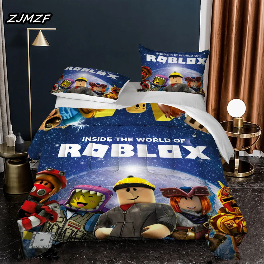 3D Print B-Roblox Game Bedding Set Comforter Sets Anime Quilt Cover king Queen Size Girls Adult Bedding Sets