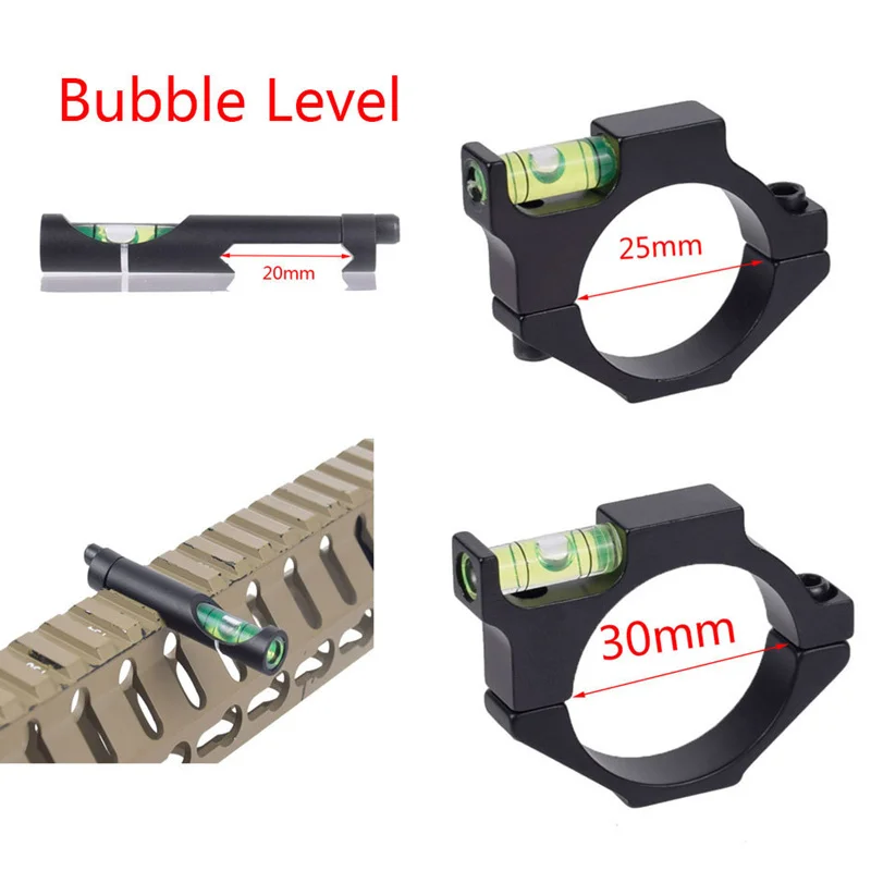 

Hunting Spirit Bubble Level Optical Scope Mounts for 11mm/20mm Picatinny Rail Rifle Scope Leveling Tool Kit Hunting Accessories