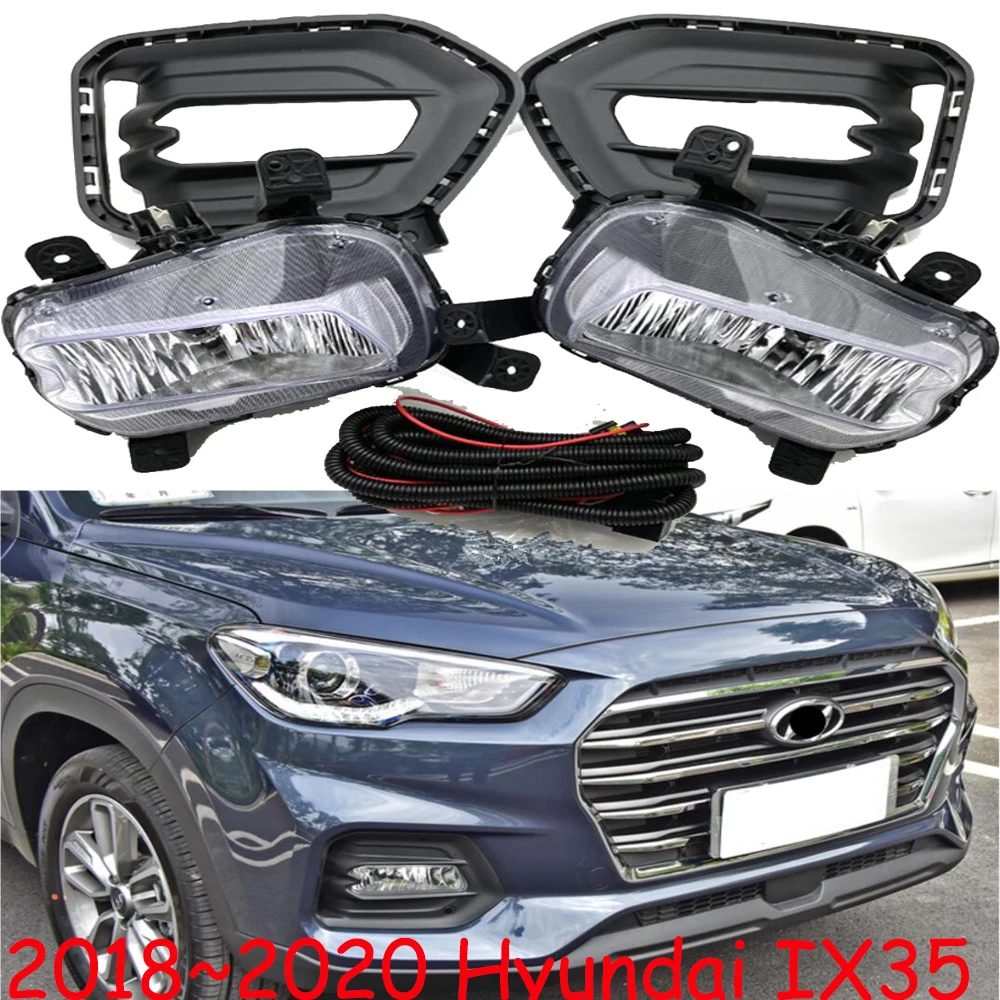 

car bupmer head light for Hyundai Tucson IX35 fog lamp headlight 2018~2019y car accessories for Hyundai IX35 headlamp