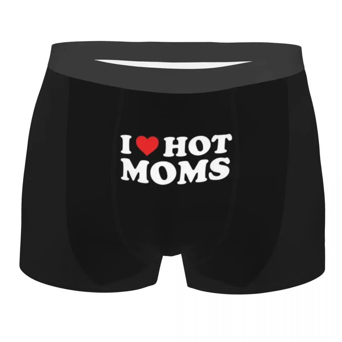 Men's I Love Hot Dads Boxer Briefs Shorts Panties Soft Underwear Male Hot S-XXL Underpants