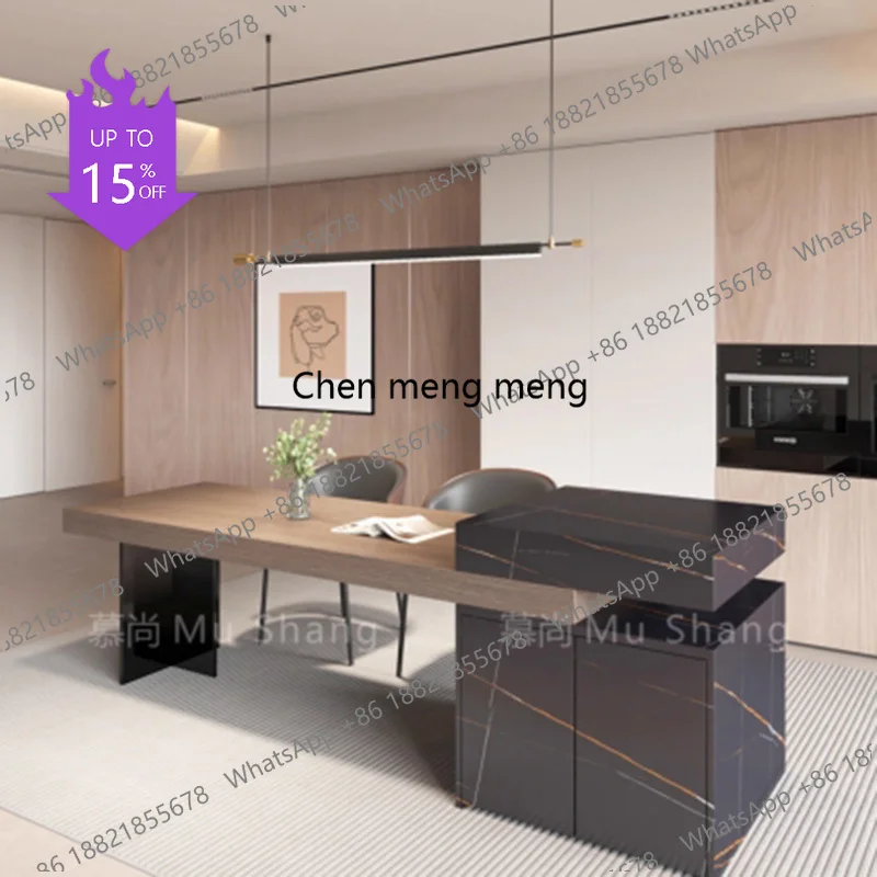 ss03A Luxury Modern Dining Table Kitchen Extending Extendable Restaurant Dining Table Designer Service High Muebles Office Furni