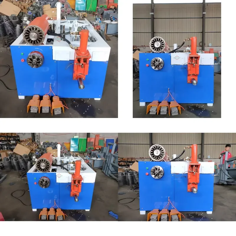 2026 CE Full Automatic Big Size Scrap Motor Stator Recycling Engine Cutting Pulling Machine From BSGH