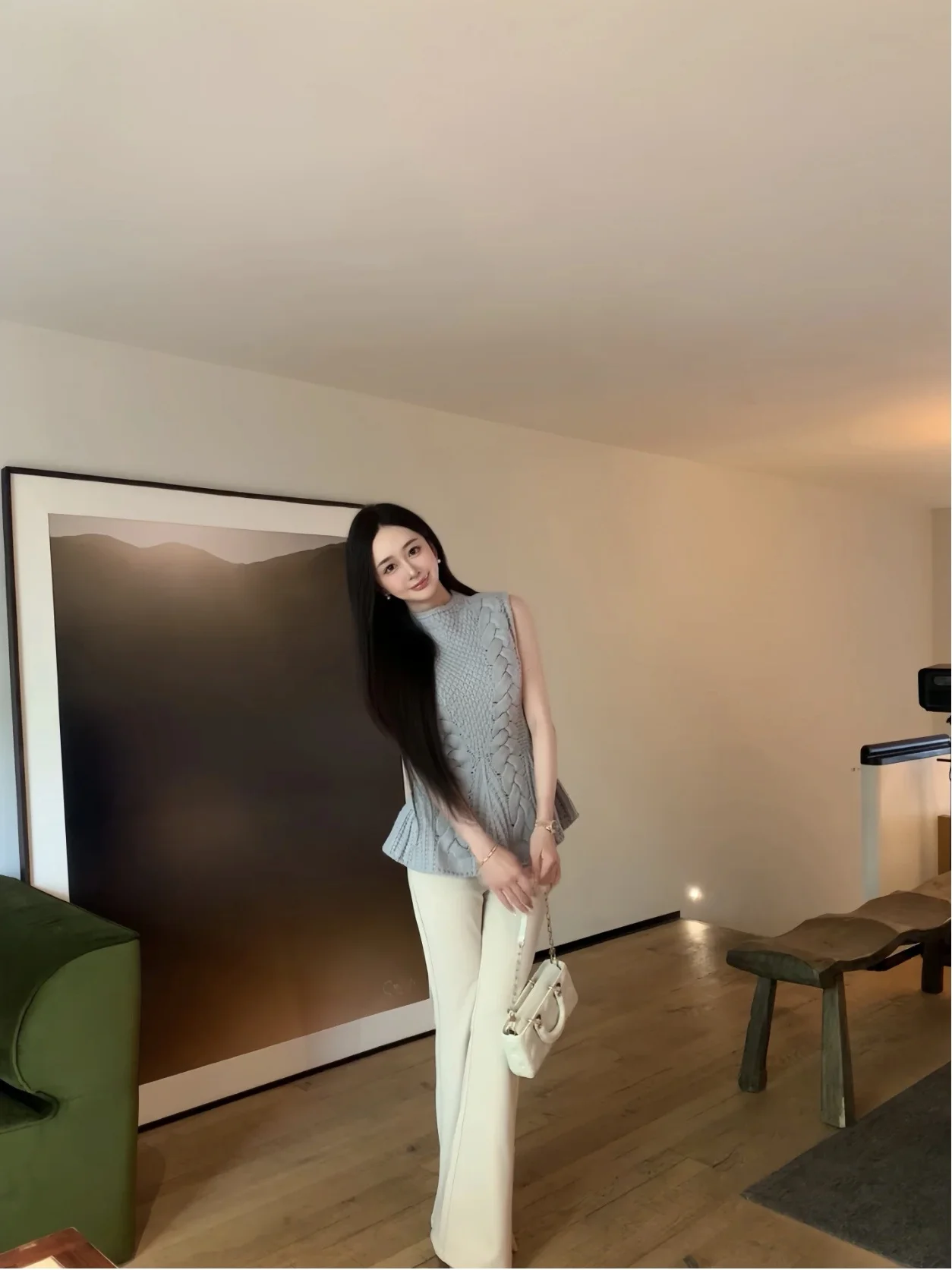 Koreanische Sle Summer ort Sve Strickweste Damen Sweet Chic Base Layer Top mit Rüschen Design Svel Slim Fit Base L...