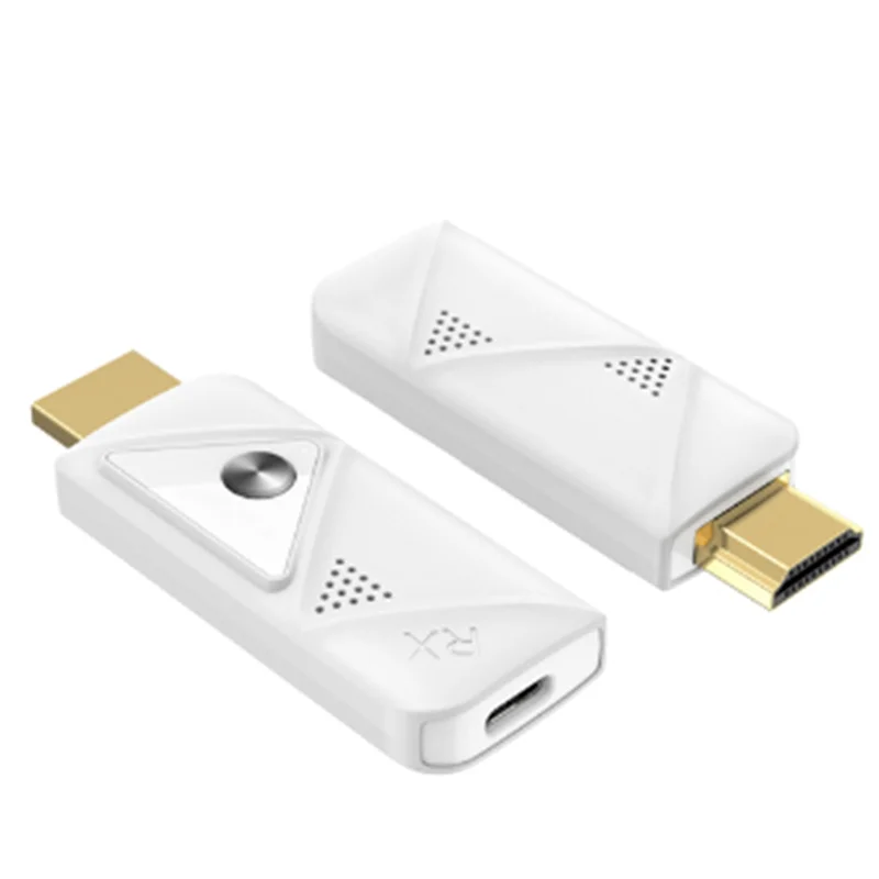 Nuevo transmisor y receptor Compatible inalámbrico portátil, extensor Compatible con enchufe de Kit de 98 pies/30M 1080P