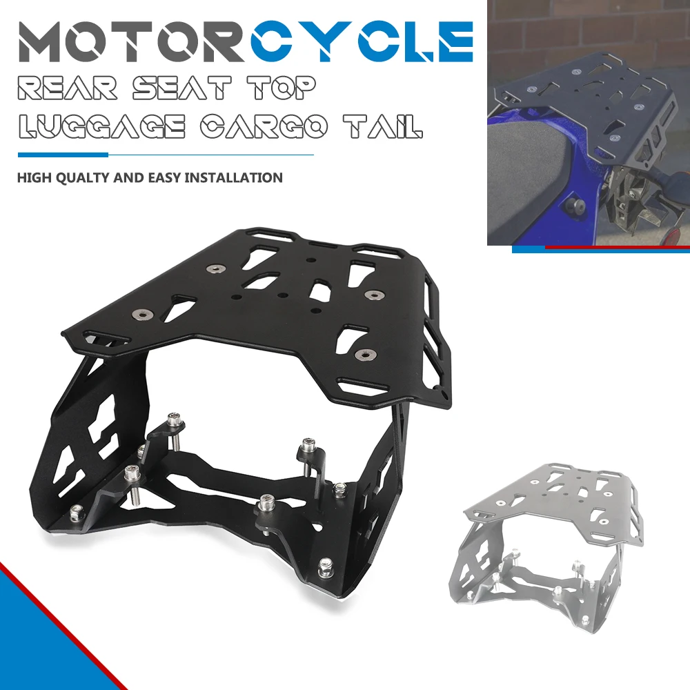 

Rear Seat Top Luggage Cargo Tail Rack Holder For Yamaha Tenere 700 T7 Rally XTZ700 Tenere TX690Z XTZ690 2019 2020 2021 2022 2023