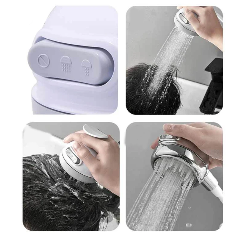 Supercharged Adjustable Shampoo Shower Head Multi-Functional Shower Washbasin Faucet Diverter